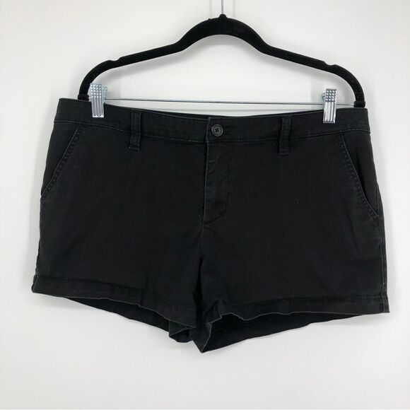 Victoria's Secret Pants - Victoria’s Secret‎ Black Chino Shorts 3.5 Inch Size 14